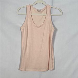 Athleta Tank Top Size XS Pale Pink 100% Cotton EUC